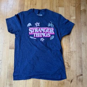 Netflix Blue Stranger Things Short Sleeve Tee